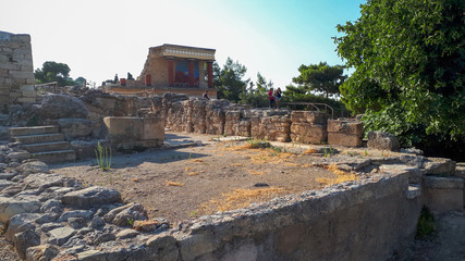 Fototapeta premium Knossos Palace in Crete in Greece