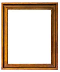 Fototapeta premium Frame baguette isolated decor gold vintage interior
