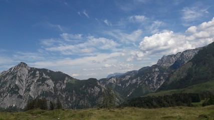 Fototapeta premium Mountains With Blue Sky
