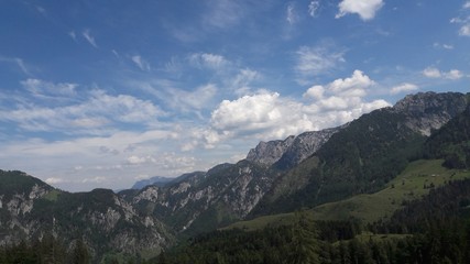Mountains With Blue Sky