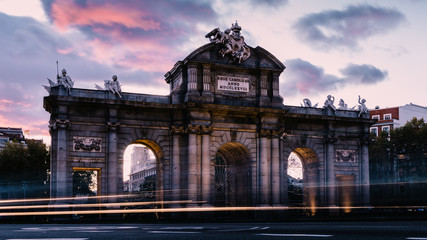 Puerta de Alcala, Gate or Citadel Gate is a Neo-classical monument in the Plaza de la Independencia in Madrid, Spain