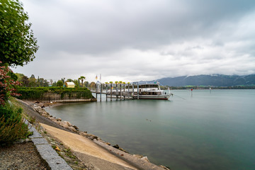 Obraz premium Ausflugsschiff am Bodensee