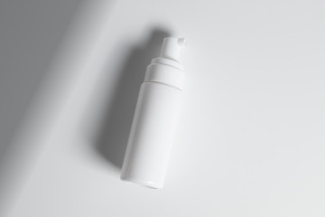 beauty spa medical skincare and cosmetic lotion cream bottle packaging on white decor background, healthy and medicine concept