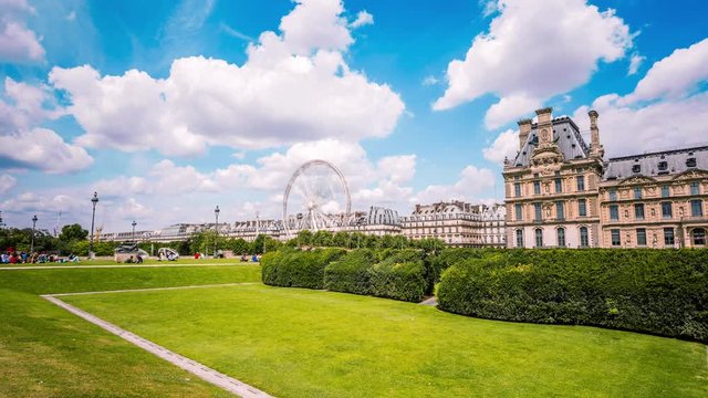 Jardin des Tuileries time lapse