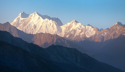 hindukush or hindu kush mountain ridge, afghanistan