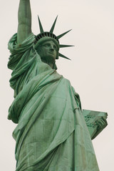 Statue of Liberty in New York, portrait. NYC. Goddess.