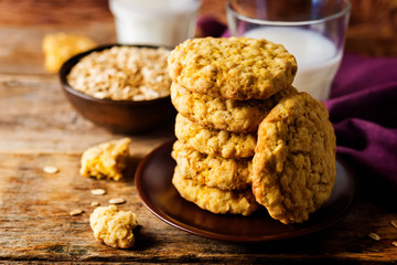 Pumpkin oatmeal cookies
