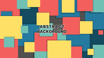 Colorful abstract background, with rectangular shape composition.