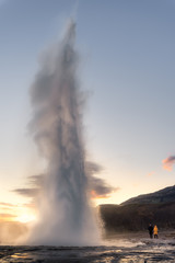Fototapeta premium eruption of volcano