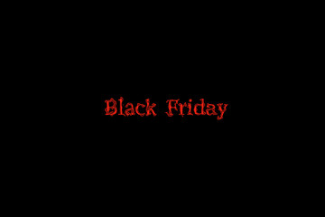 Black friday logo as a commercial