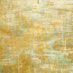 Weathered gold over a pale green background