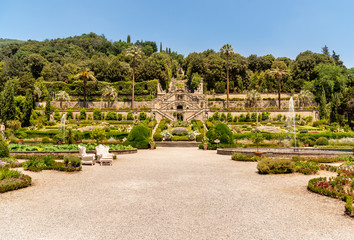Historic Garden Garzoni in Collodi, in the municipality of Pescia in Tuscany, Italy