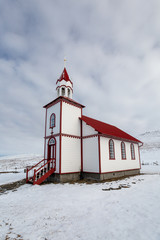 Icelandic church iceland traditional style 
