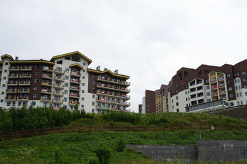 house, building, architecture, home, city, sky, residential, houses,