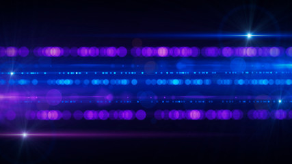 Fototapeta premium Blue abstract glowing background defocus. Abstract background with lens effect.