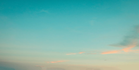 Fototapeta premium Sky at sunset in a Brazilian Spring