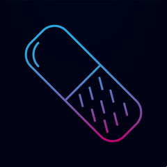 Patch nolan icon. Simple thin line, outline vector of medecine icons for ui and ux, website or mobile application