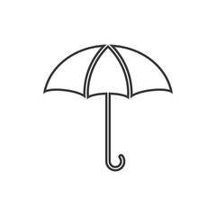 Umbrella icon - vector.
