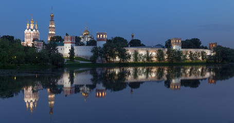 Fototapeta na wymiar Novodevichy convent in Moscow