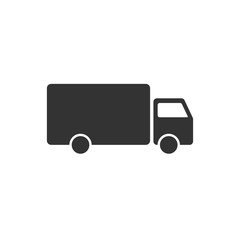 Delivery Truck icon. Transport sign