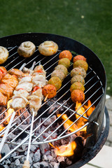 Barbecue in the garden