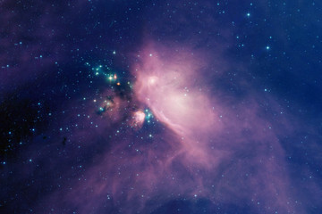 Beautiful, bright, distant galaxy. Background texture. Elements of this image furnished by NASA