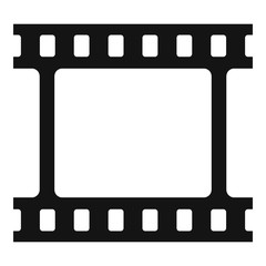 Film picture icon. Simple illustration of film picture vector icon for web design isolated on white background