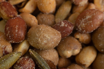 peanuts background Nut Mix