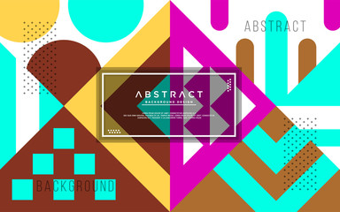 Fototapeta premium Abstract geometric background with modern shape