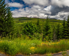 Clouds over Mount Adams
