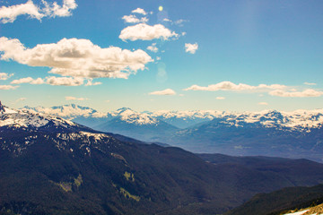 British Columbia mountains. Beautiful British Columbia mountains and river