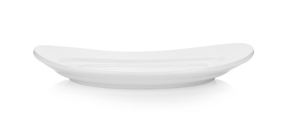 ceramic plate isolated on white background