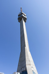 Obraz premium Avala Tower near city of Belgrade, Serbia