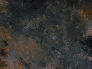 brown abstract fractal background 3d rendering illustration