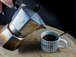 Espresso coffe and Moka 