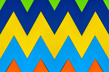Texture of bright sheets of color cardboard closeup