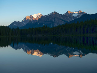Herbert Lake Sunset near Banff