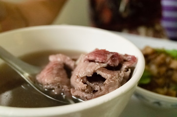 raw beef soup