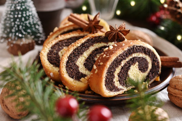 poppy seed roll for Christmas
