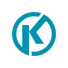 Initial Letter K Logo Template Vector Design
