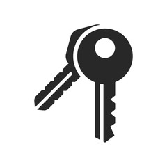 Key icon vector symbol illustration EPS 10