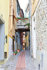 Quiet sea side village 