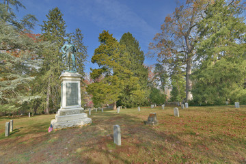 Fototapeta na wymiar University of Virginia Confederate Cemetery