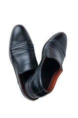 A pair of black shoes