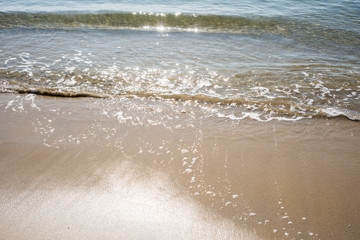 夏の砂浜
