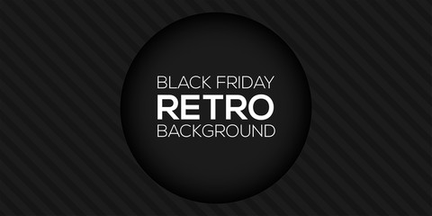 Black friday retro background