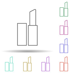 Pomade multi color icon. Simple thin line, outline vector of web icons for ui and ux, website or mobile application