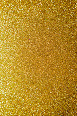 Abstract Golden glitter bokeh for background