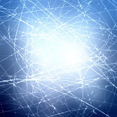 Scratched ice abstract illustration. Winter background. Hockey rink texture. Cracks pattern.