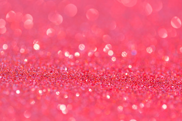 Abstract elegant pink purple glitter vintage sparkle with bokeh defocused